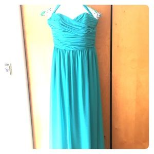 Alfred Angelo bridesmaid dress in teal
